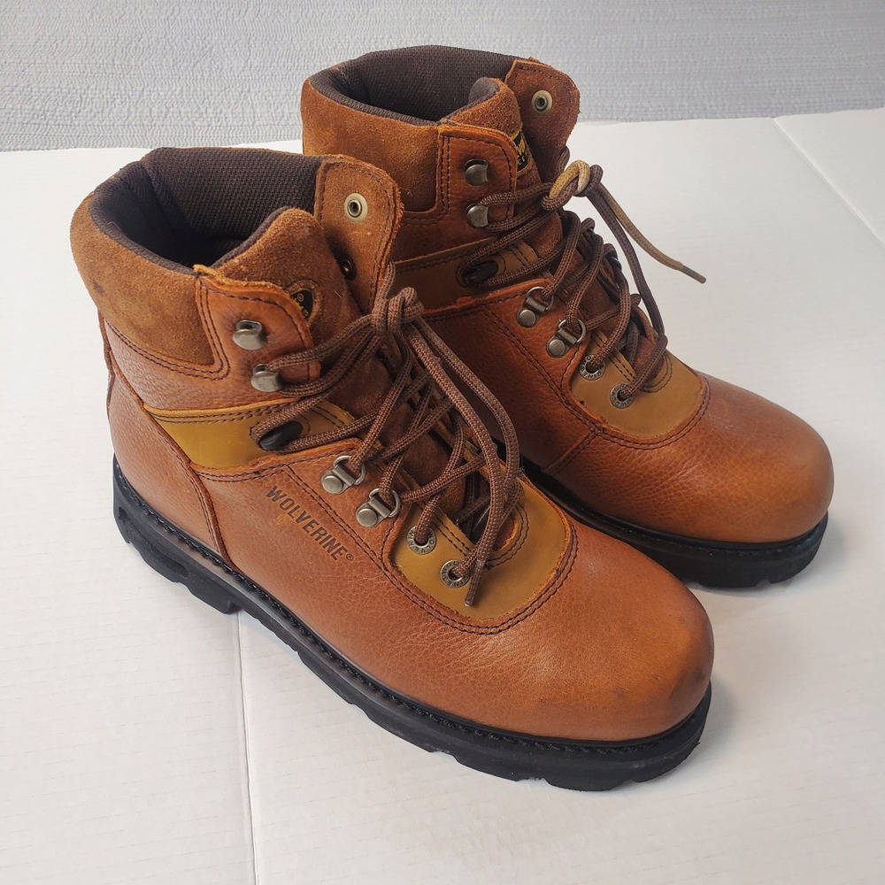 Wolverine Floorhand Steel Toe Work Boots Mens 10M Brown Leather W04013 EH